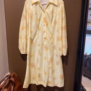 Vintage yellow dress